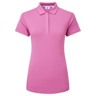 FootJoy Golf Polo Jacquard SS Pink Damen