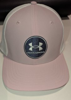 Under Armour Cap Iso-Chill Drive Mesh Rosa-Weiß Herren