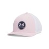 Under Armour Golf Cap Iso-Chill Drive Mesh Rosa-Weiß Herren