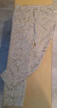 Alberto Golf Hose Jana Beige-Golden Print Damen