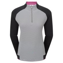 FootJoy Layer Performance Midlayer Schwarz-Weiß Damen