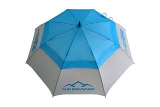 Sun Mountain Golfschirm H2NO-Serie Blau-Grau mit UV