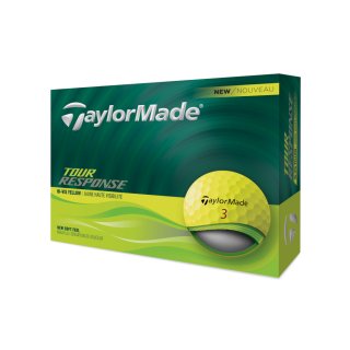 TaylorMade Golfball Tour Response Gelb 12 Bälle