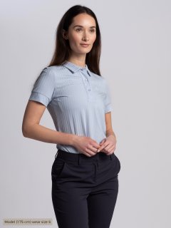 Cross Polo Alexa Hellblau Damen