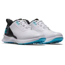 FootJoy Golfschuh Fuel Spikeless Weiß-Schwarz Junior