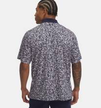 Under Armour Golf Polo Matchplay Navy/Rose-Gemustert Herren