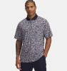 Under Armour Golf Polo Matchplay Navy/Rose-Gemustert Herren