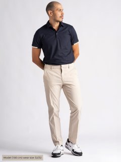 Cross Golfhose Byron Lux Beige Herren