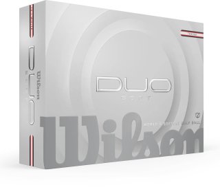 Wilson Golfball Duo Soft TRK360 Weiß 1 Dutzend