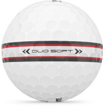 Wilson Golfball Duo Soft TRK360 Weiß 1 Dutzend