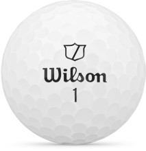 Wilson Golfball Duo Soft TRK360 Weiß 1 Dutzend
