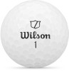Wilson Golfball Duo Soft TRK360 Weiß 1 Dutzend