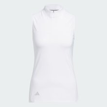 Adidas Golf Polo Ultimate365 Zip Mock Weiß Damen