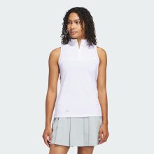Adidas Golf Polo Ultimate365 Zip Mock Weiß Damen