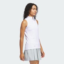 Adidas Golf Polo Ultimate365 Zip Mock Weiß Damen