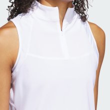 Adidas Golf Polo Ultimate365 Zip Mock Weiß Damen