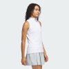 Adidas Golf Polo Ultimate365 Zip Mock Weiß Damen