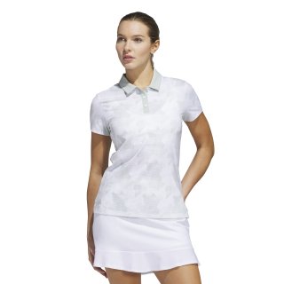 Adidas Golf Polo Ultimate365 Printed Grün-Weiß Damen