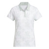 Adidas Golf Polo Ultimate365 Printed Grün-Weiß Damen