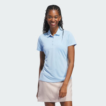 Adidas Polohemd Solid Performance Hellblau Damen