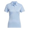 Adidas Golf Polo Solid Performance Hellblau Damen