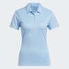Adidas Polohemd Solid Performance Hellblau Damen