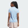 Adidas Polohemd Solid Performance Hellblau Damen