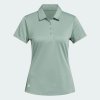 Adidas Golf Polo Performance Silbergrün Damen