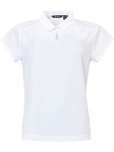 Abacus Golfpolo Manga Cupsleeve Weiß Damen