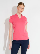 Abacus Golfpolo Hammel Cupsleeve Rosa Damen