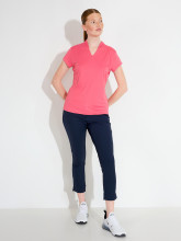 Abacus Golfpolo Hammel Cupsleeve Rosa Damen