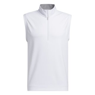Adidas Golf Weste Elevated 1/4 Zip Herren Weiß S
