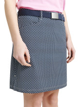Abacus Golf Skort Merion 45cm Navy-Gemustert Damen