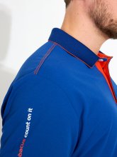 Abacus Golfpolo Stroke Drycool Blau Herren