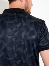 Abacus Golfpolo Tumble Drycool Dunkelgrau-Gemustert Herren