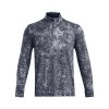 Under Armour Layer Playoff Printed 1/4 Zip Blau-Gemustert Herren