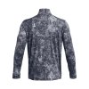 Under Armour Layer Playoff Printed 1/4 Zip Blau-Gemustert Herren