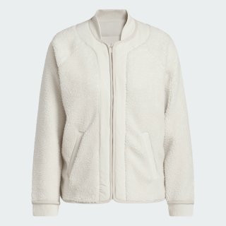 Adidas Golf Jacke Go-To Polarfleece Beige Damen