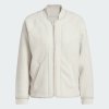 Adidas Golf Jacke Go-To Polarfleece Beige Damen