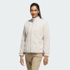 Adidas Golf Jacke Go-To Polarfleece Beige Damen