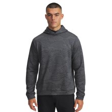 Under Armour Hoodie Drive Midlayer Jacquard Grau/Blau Herren