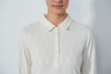 Daily Sports Langarmpolo Jaquard Graphic Beige Damen