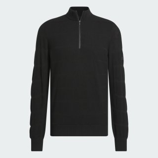 Adidas Pullover Ultimate365 Tour Wind Knit 1/4-Zip Schwarz Herren