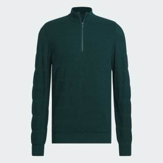 Adidas Pullover Ultimate365 Tour Wind Knit 1/4-Zip Grün Herren