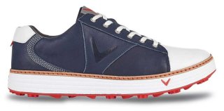 Callaway Golfschuh Delmar Retro Spikeless Navy-Weiß Herren