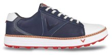 Callaway Golfschuh Delmar Retro Spikeless Navy-Weiß...