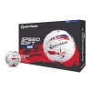 TaylorMade Golfball SpeedSoft Ink Blau/Rot 1 Dutzend