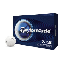 TaylorMade Golfball TP5 2026 Weiß 1 Dutzend