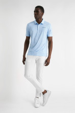Calvin Klein Golf Polo CK Print Marble Hellblau Herren