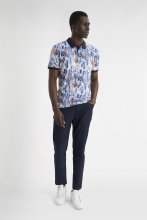 Calvin Klein Golf Polo CK Print Glitch Mehrfarbig Herren